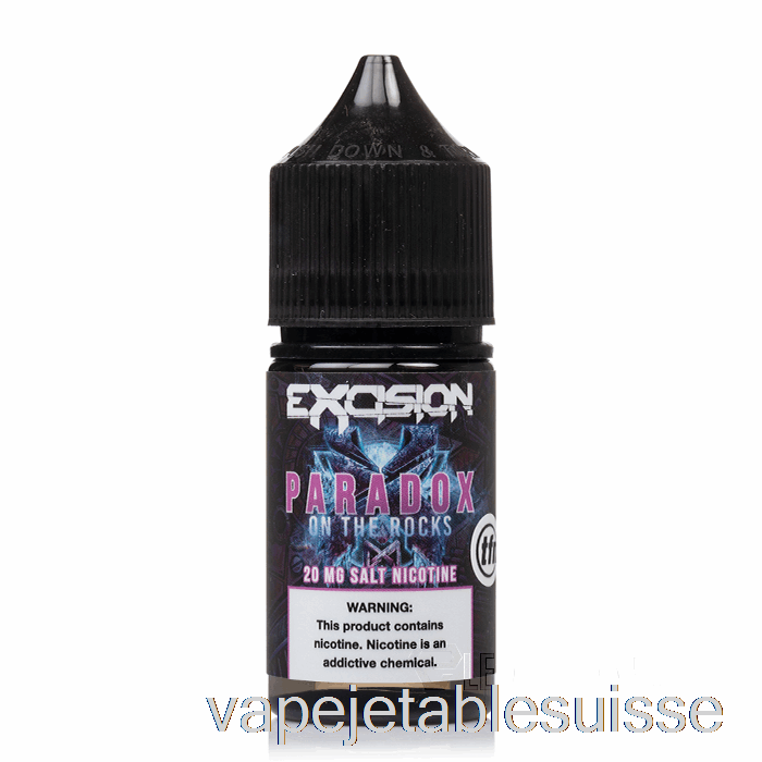 Vape Suisse Paradoxe Sur Glace - Sel D'excision - Alt Zéro - 30ml 40mg